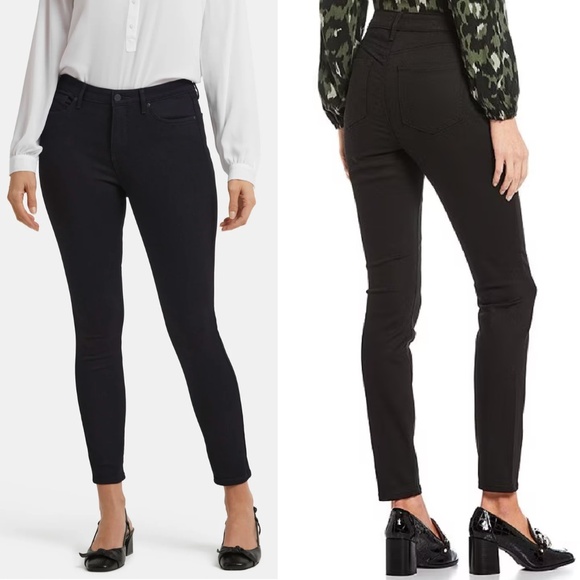 NYDJ Ami Skinny Black Jeans NWT - Picture 1 of 11